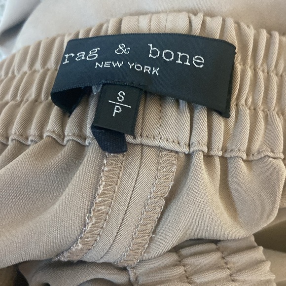 Rag & Bone Joggers Side Zip Cuff Tan Beige Sz S - Picture 8 of 9